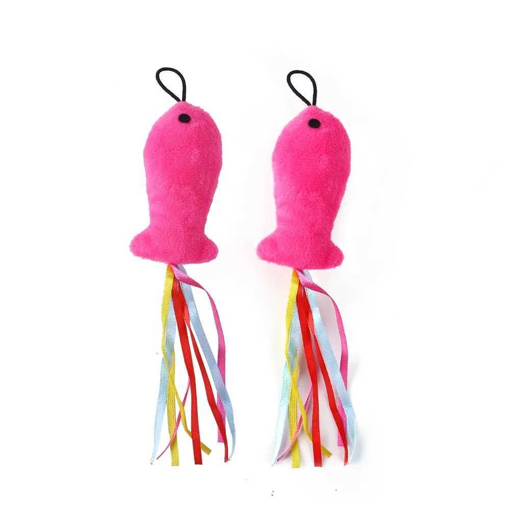 New Pet Cat Toy Small Fish Replacement Head Funny Cat Stick Cat Plush Toy Fishing Rod Replacement Head X250918