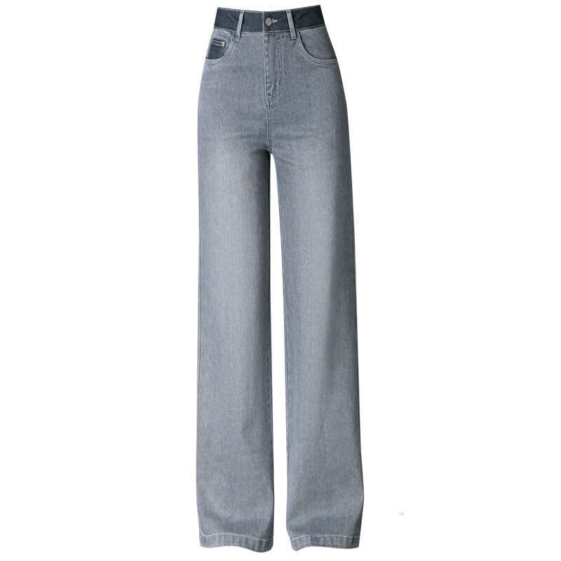 wide leg denim women Wide-Leg Denim Women's Long Pants New Autumn Loose Slimming Petite High-Waisted Casual 2050