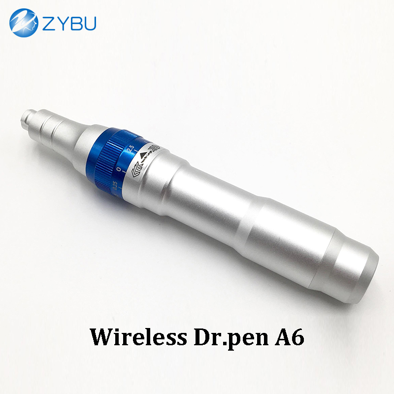 DrPen A6 Professional Micro Needle Derma Tool for Skin Care - Electrical Dermapen Device with Two Sets of 12-Pin Needle Cartrides Tips