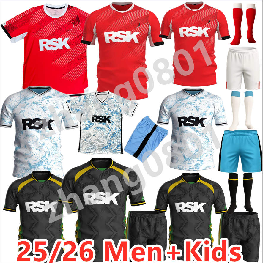 Charlton Athletic Fc 25 26 Soccer Jerseys GILLESPHEY LEABURN APTER GODDEN ANDERSON APTER JONES KAMINSKI Home Away for uniform men's and children's set football shirt