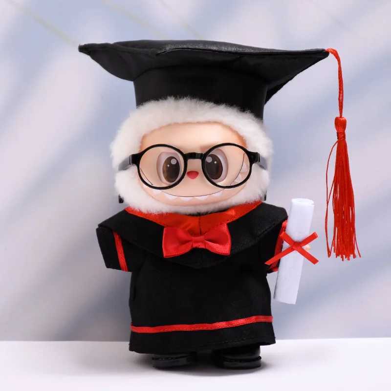 Dolls Baby Clothes for Labubu Bachelors degree Highquality Dress The Monster Outfit Accessories graduate Gift Kids C250919