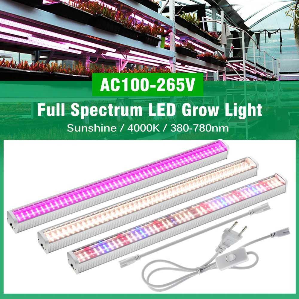 AC100265V Full Spectrum LED Grow Light Sunshine4000K780NM Plant Growing Lamp Bars For Indoor Plants Seedling Hydroponics C250919