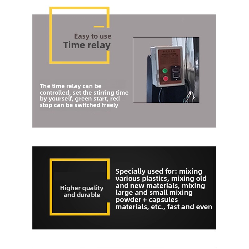 High - Efficiency Horizontal Color Mixing Machine, Multifunctional Stainless Steel Blender for Uniform Mixing