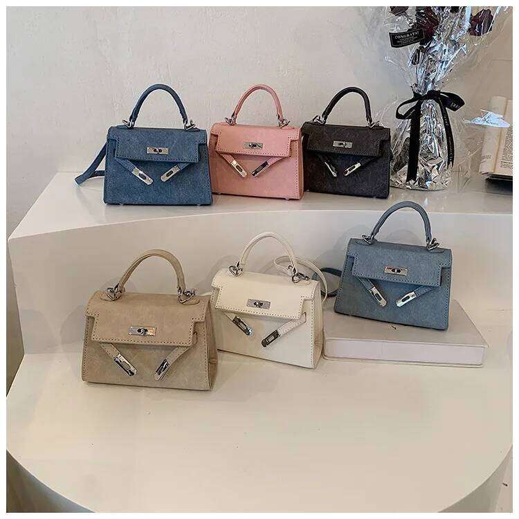 Women Small Vintage Classy Handheld Messenger Bag Shoulder Bag Ladies Crossbody Purse