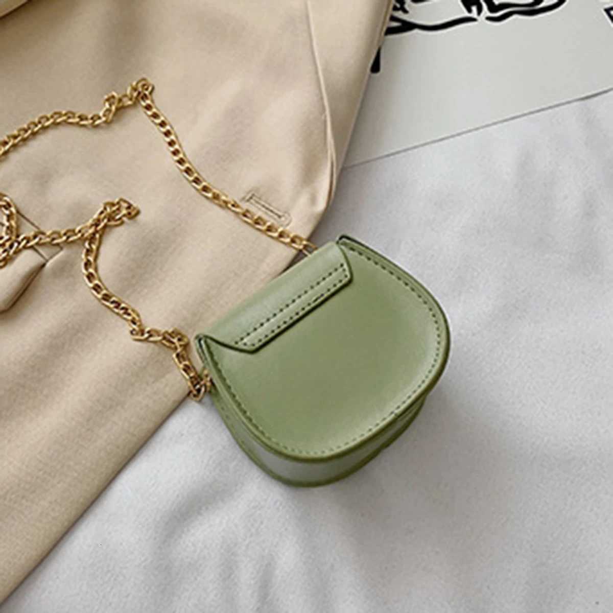 Green small fashion womens bag girls diagonal bag simple small square bag mobile phone bag crossbody bag womens bag a bagXJ250918