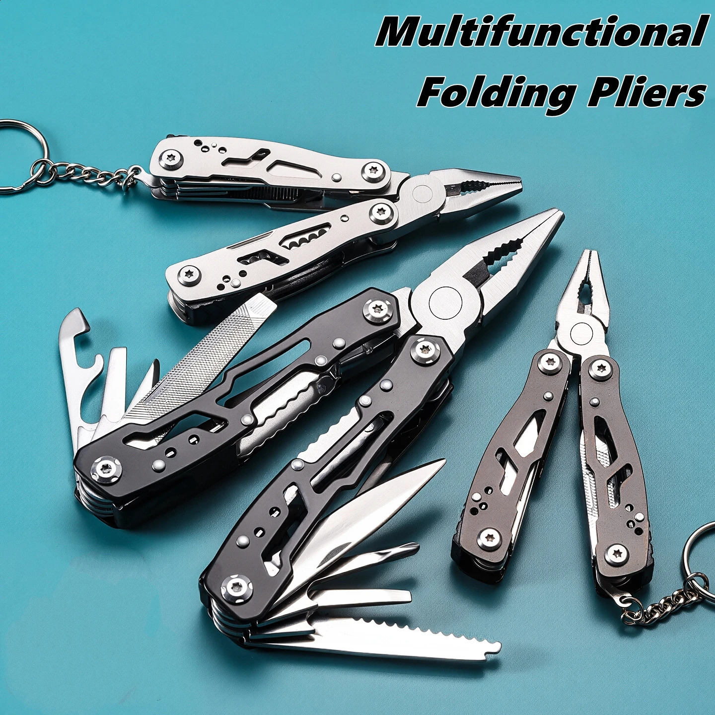 Tactical MultiPurpose Mini Portable Folding PliersOutdoor Hunting Survival Rescue Folding Multitool Pocket Knife Plier Opener 250918