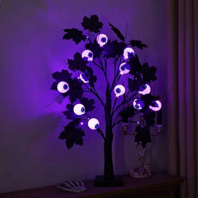 Hot Led Halloween Eye Tree Light Pumpkin Ghost Festival Tree Light Party Room Scene Decoration Light Atmosphere Decoration C250919