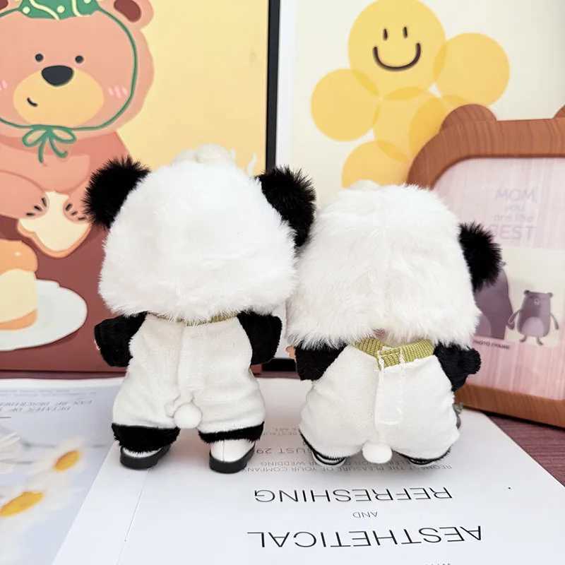 Clothes For Labubu Animal Panda Happy Dress Costume 1st 2nd 3rd Gen 17cm Labubu Sitting Party Outfit Accessories C250919