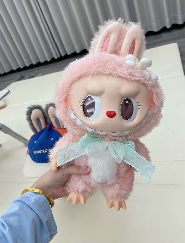Gifts Plush Ular Doll Market Sweet Mokoko Close To Sweet 38Cm Labubu Vinyl Character Plush Doll Cotton Anime Collection Home