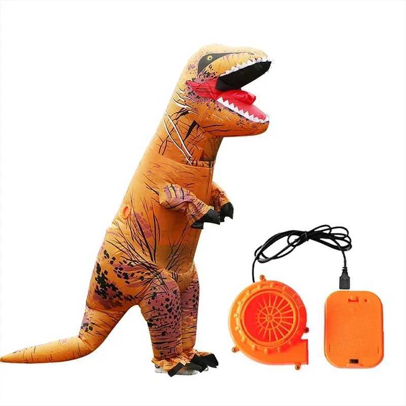 Tyrannosaurus rex inflatable costume mascot Anime Halloween party Cosplay costume Fun dinosaur cartoon costume for adult kids L250918