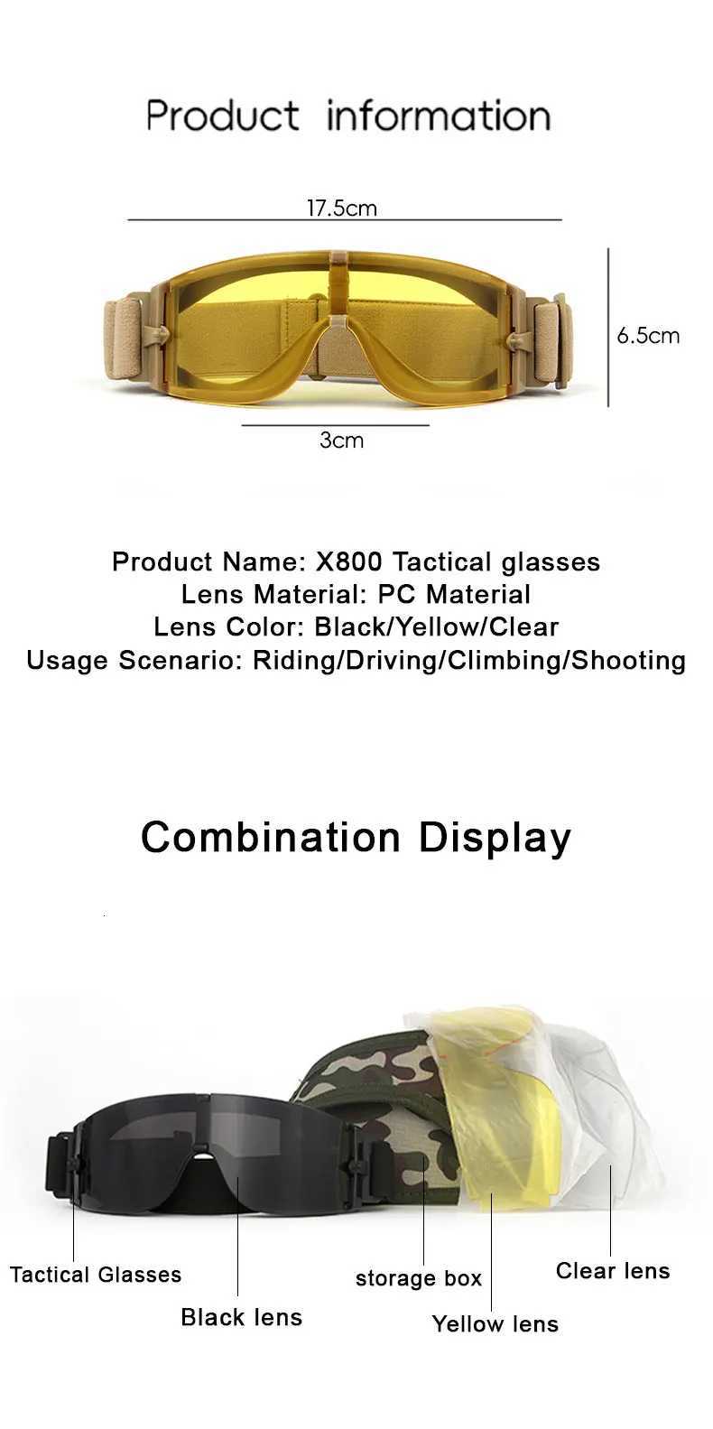 JSJM 2025 Tactical Goggs Windproof UV400 Protective Eyewear for Shooting Cycling Mountaineering Outdoor Sports Y250919