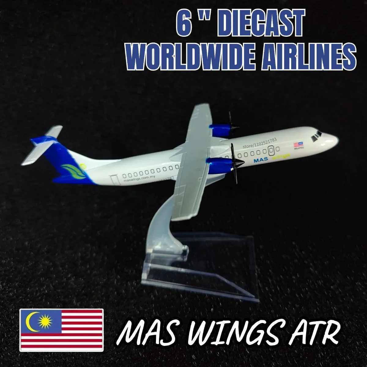 Diecast Aircraft Model 6 Inches Scale Metal Airbus Boeing 320 380 737 747 787 Aviation Miniature Art Kid Fidget Boy Toy W251114
