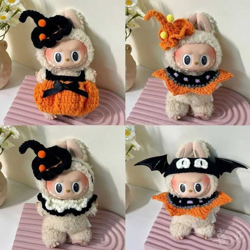 Halloween Pumpkin Clothes For Lafufu Clothes Doll Bat Wing Pumpkin Clothes with Hat For labubu cloth outfit Accessories C250919
