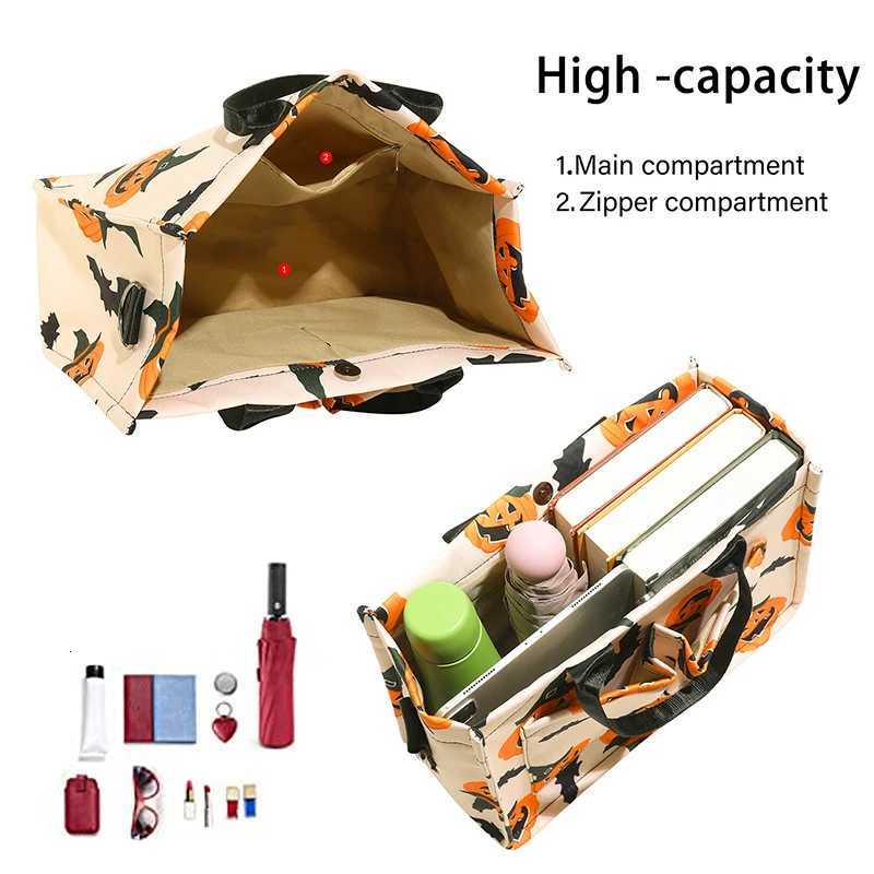 Fashionable Halloween party backpack womens crossbody bag with random pumpkin pattern Halloween fashionable backpackXJ250918