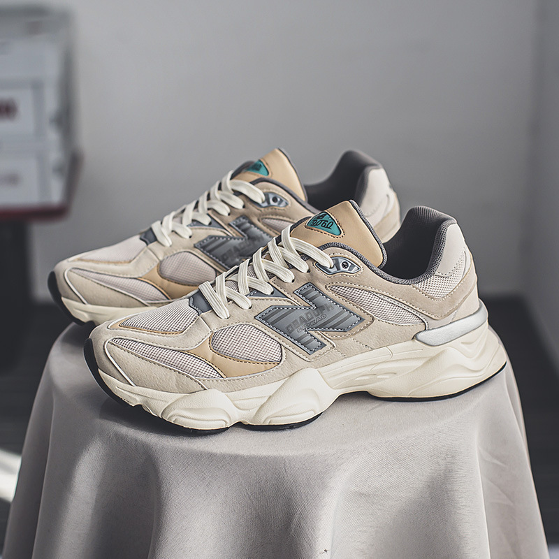 Designer shoes free shipping Men's Spring and Autumn Women's Retro Running Height Increasing Shoes New Style grey white