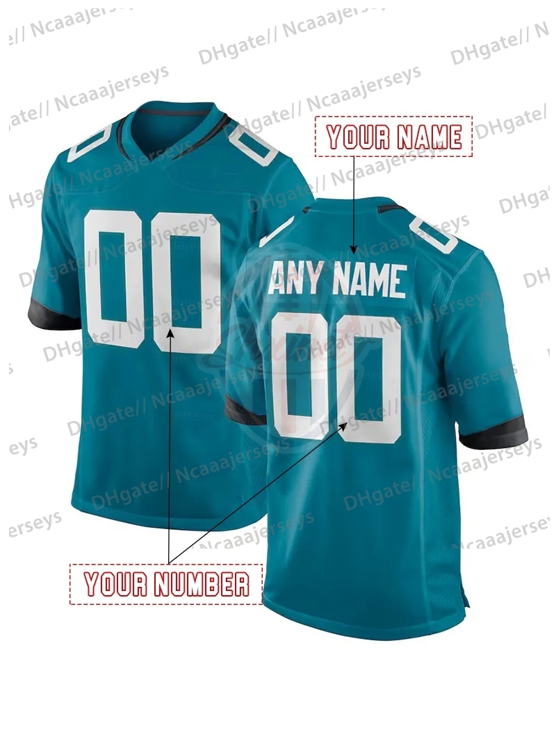 Personalized Custom 2025 Football Jersey Travis Hunter Trevor Lawrence Andre Cisco Foyesade Oluokun Andrew Wingard Pederson Tyson Brenton