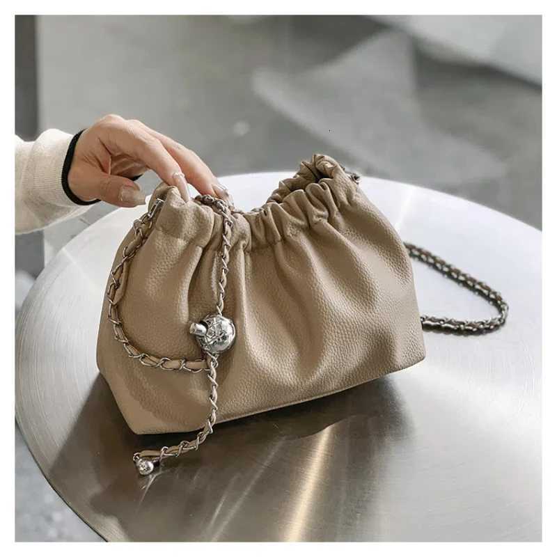 Women Shoulder Bucket Bags Small PU Leather Design Crossbody Bagfor Ladies New Fashion Y2k Brand Female Handbags and PursesXJ250918