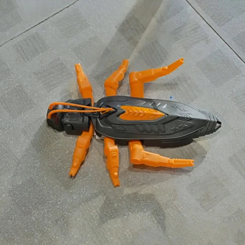 RC Wall Crawler Gecko Rechargeable Remote Control Cockroach Robot Kids Toys Climbs up Walls for Prank Toys Games Halloween gift250918