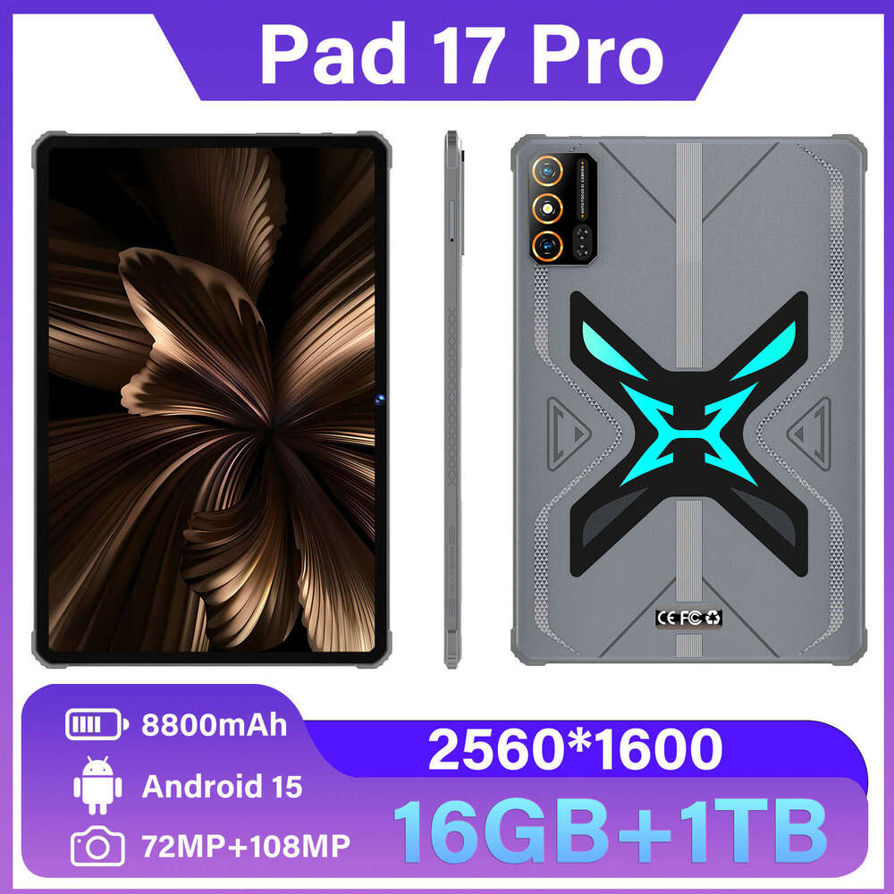 Pad 17 Pro High-End Android Smart 10inch WiFi Bluetooth Tablet Available