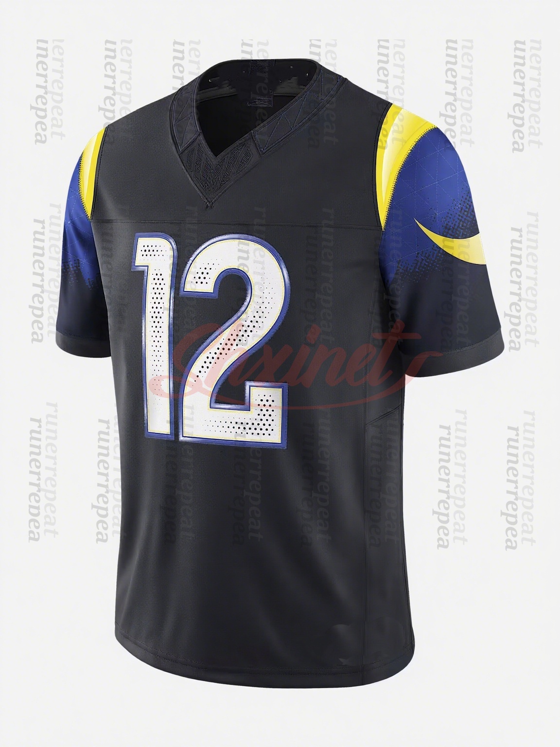 Custom 2025 Rivalries jerseys Matthew Stafford Kyren Williams Aaron Donald Puka Nacua avante Adams Rozeboom Jaylen McCollough Stetson Bennett IV