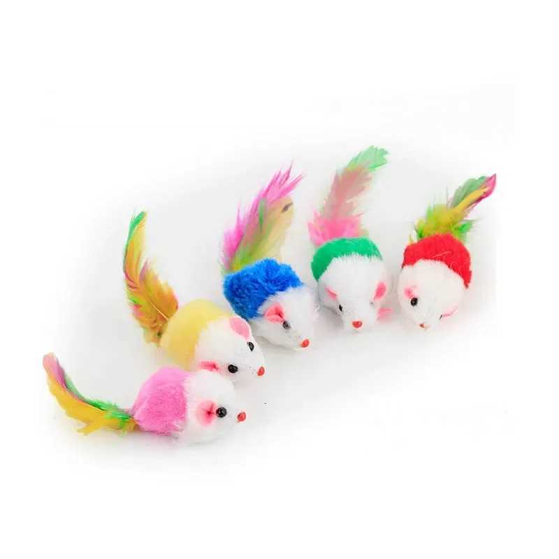5pcs Simulated plush mouse toy X250918