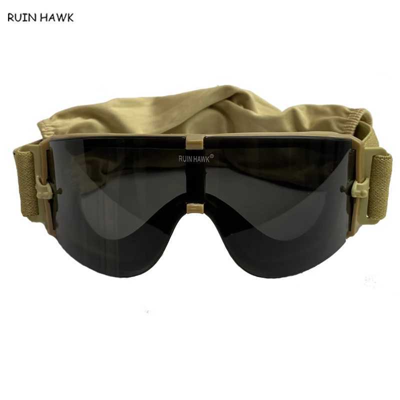 Military Tactical Camping Protective Gaggles Wind and Dustproof Hunting Shooting Travel Fishing Outdoor Cycling Combat Goggles J250919