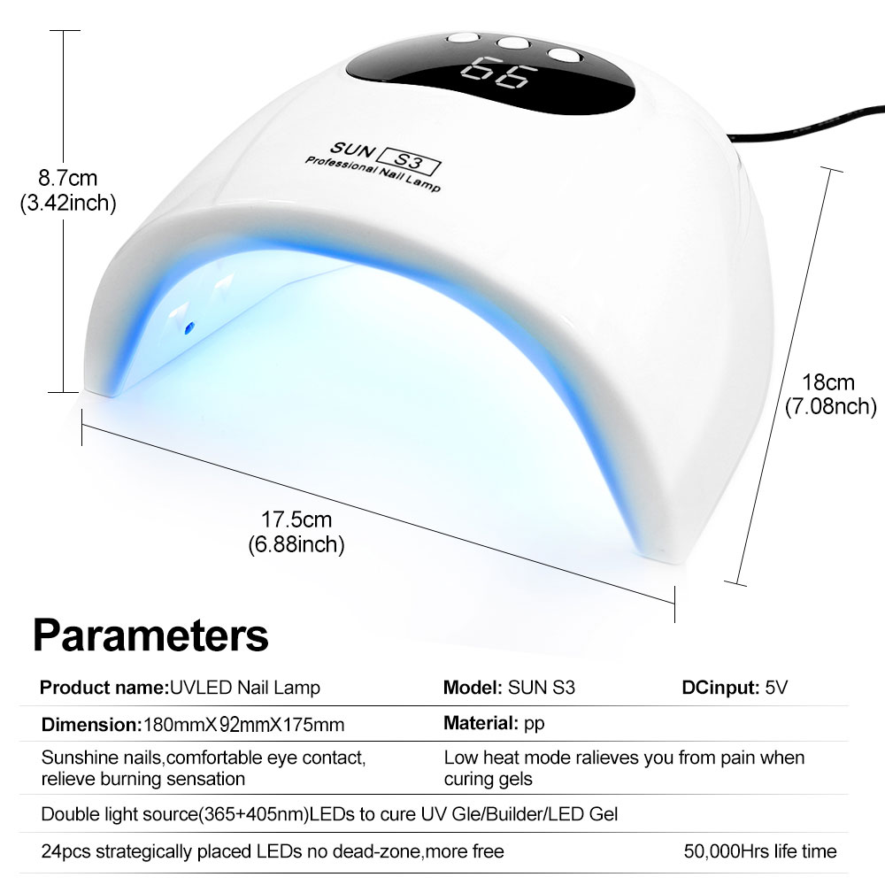 ANRLO 72W UV LED Nail Dryer with 18 Bulbs, Touch Screen Timer & Auto Sensor for Professional Manicures