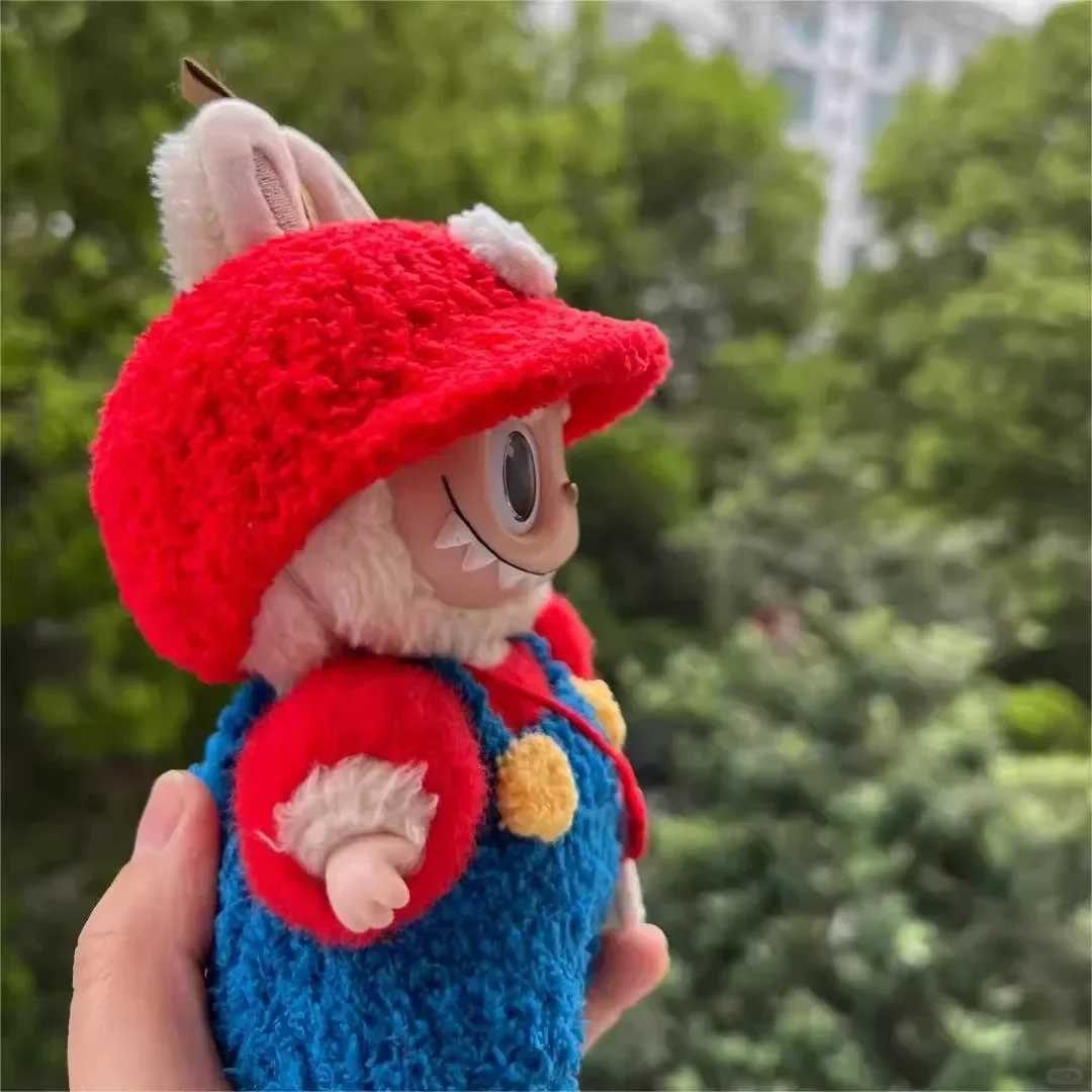 Anime Kawaii Labubu 17cm Plush DollS Clothes Outfit Accessories Idol Dolls Jumpsuit Sitting Party Clothing Gifts C250919