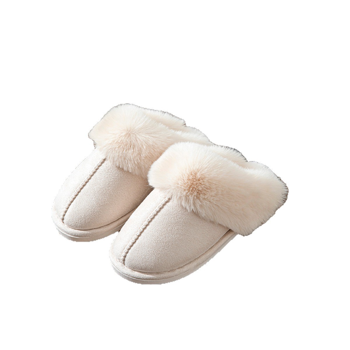 Hot free shipping designer for mens womens flat slippers khaki pink grey brown beige New winter outdoor warm cotton mop