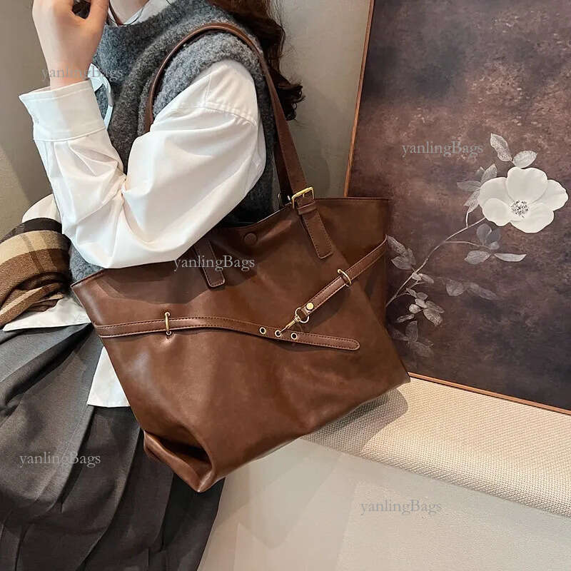 Designer Shoulder Bag High Quality Women's Handbag Leather Elegant Handbag Large Capacity Autumn And Winter Tote Multicolored Bag