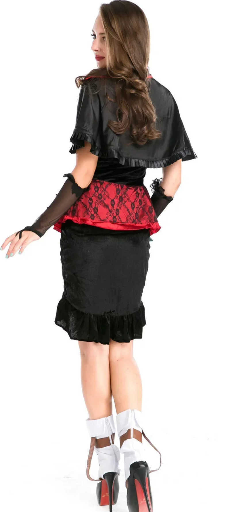 Scary Halloween Costumes For Women Vampire Sexy Adult Witch Dress Cosplay L250918