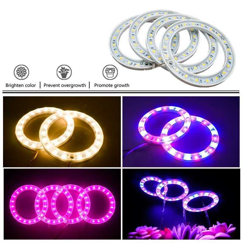 Led Angel Ring Grow Plant Light DC 5V USB Plug Phytolamp for Plants Full Spectrum Lamp For Indoor Seedlings Home Flower Succulet C250919