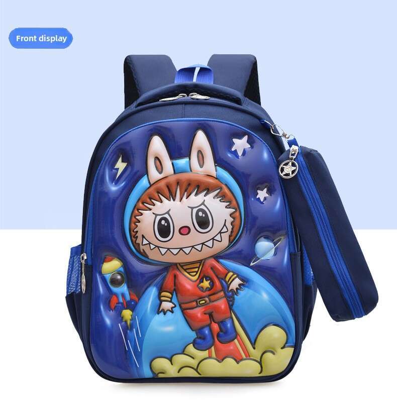 2025 Hot Sale Labubu Lightweight Kids Backpack With Spine Protection School Bookbag For Students