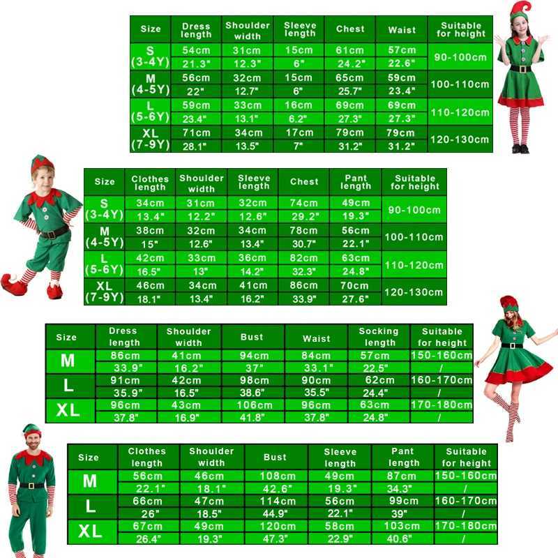 Family Christmas Cosplay Costumes Santa Claus Outfit for Adult Boys Girls Carnival Party Green Elf Kids Santa Claus Dress Up L250918
