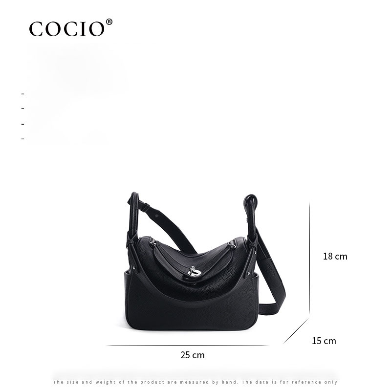 COCIO designer bag New leather bucket bag simple versatile multi compartment handbag niche design hot selling womens bag Minimalist