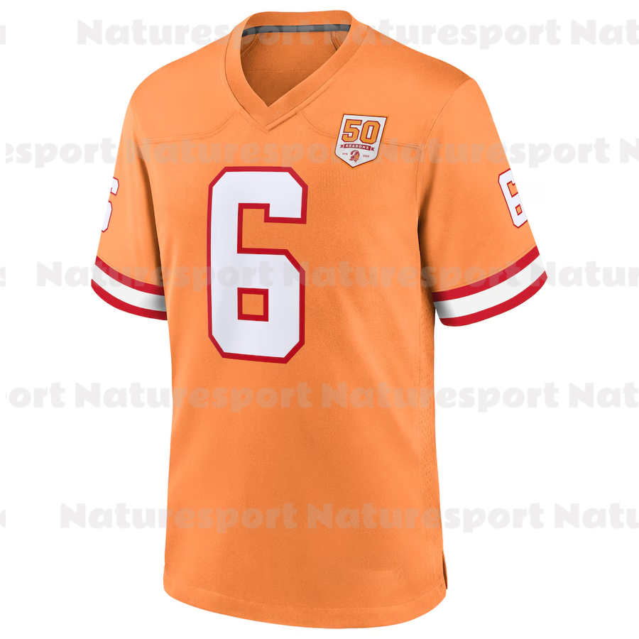 Baker 6 Mayfield Tom 12 Brady 2025 Football Jerseys Mike Evans Bucky Irvin Chris Godwin Jr. Emeka Egbuka Vita Vea