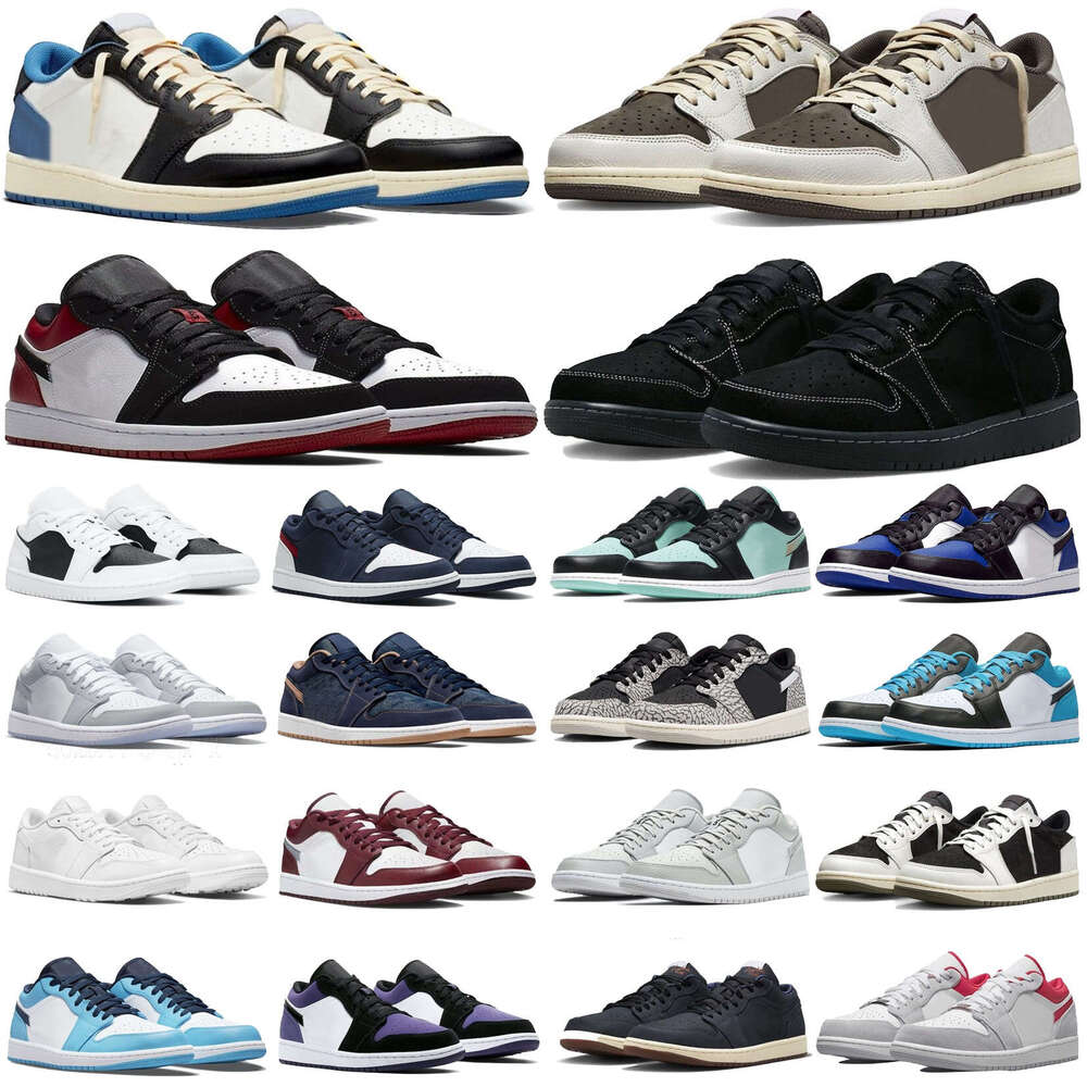 Low 1 Basketball Shoes designer Sneakers High 1s Mens trainers womens Sneaker university blue UNC Platform Trainer grey Blue Black fashion men sports sneakers