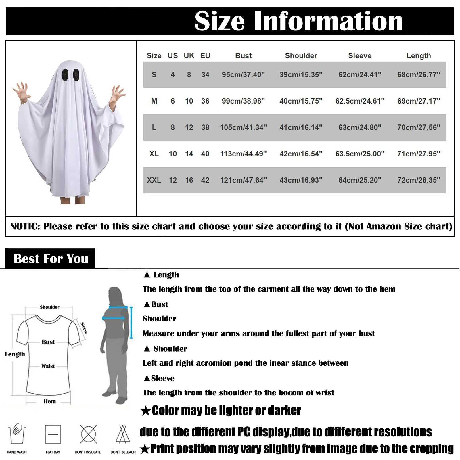 Halloween New Cosplay Costume Horror Fright Ghost Face Black Eye Cloak Adult Children Stage Performance Cosplay Costume L250918