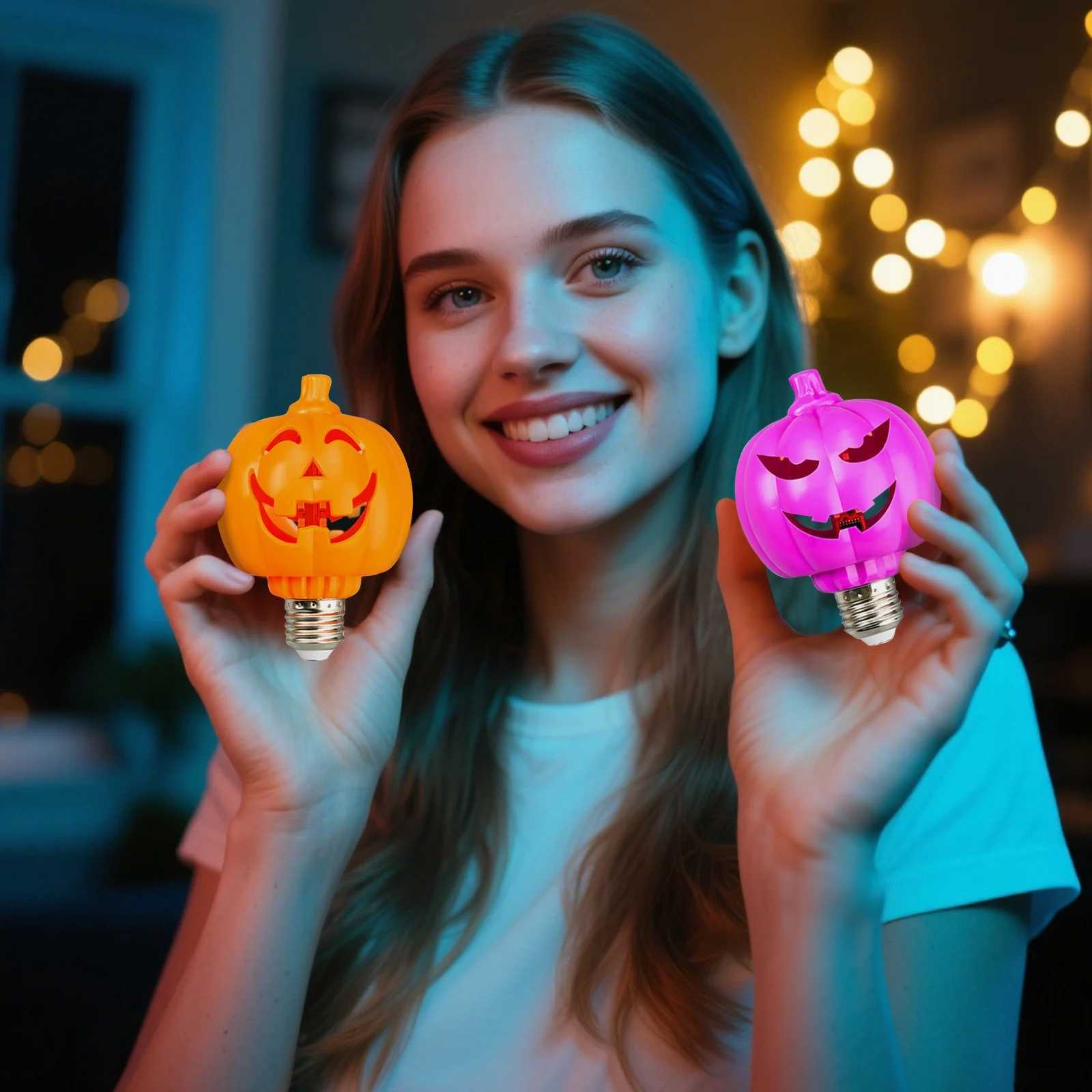 YHOPE Light Up Pumpkin LED Pumpkin 3W Realistic Vintage Lamp Sturdy Energy Efficient Design 327 Inches C250919