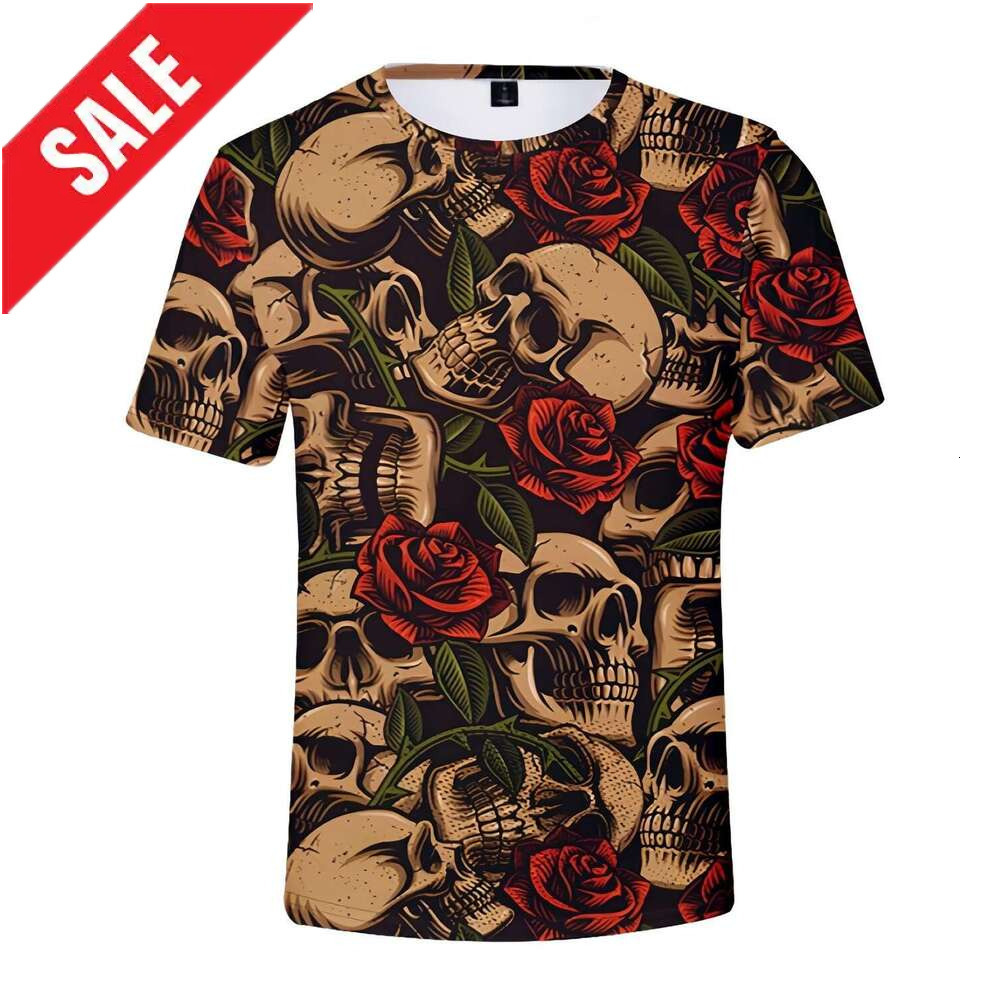Halloween T shirt Mens Skull Graphic Tees for Men Casual 3D Print Short Sleeve T-Shirt shirts tshirt graphic tee Casual tops summer clothes Short slee