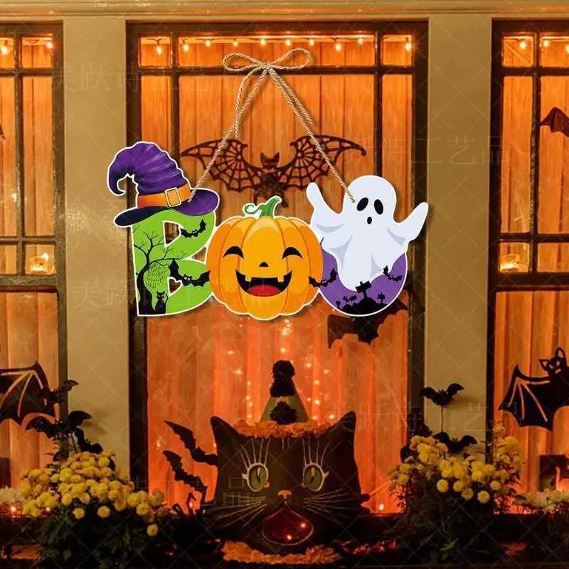 Halloween Decoration Door Hanging Pumpkin Bat Hanging Decoration Halloween Party Decoration Ghost Witch Halloween Door Hanging C250919