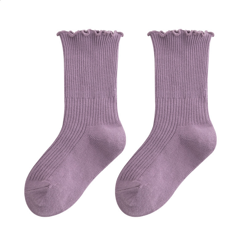 Lace Socks for Girls Cotton Cozy Ruffle Frilly Ankle Baby Girl Princess Kids Dress Pography Props Fashion 240715