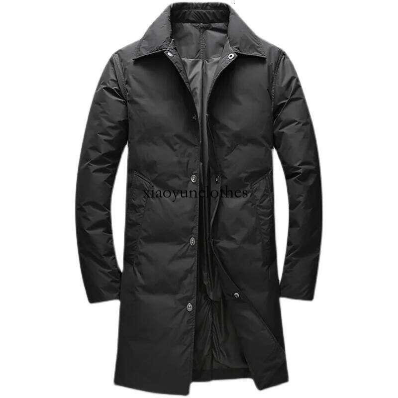 2024 new arrival winter jacket 90% white duck down jackets men,mens fashion thicken warm parkas trench coat size M-XXXL,4XL