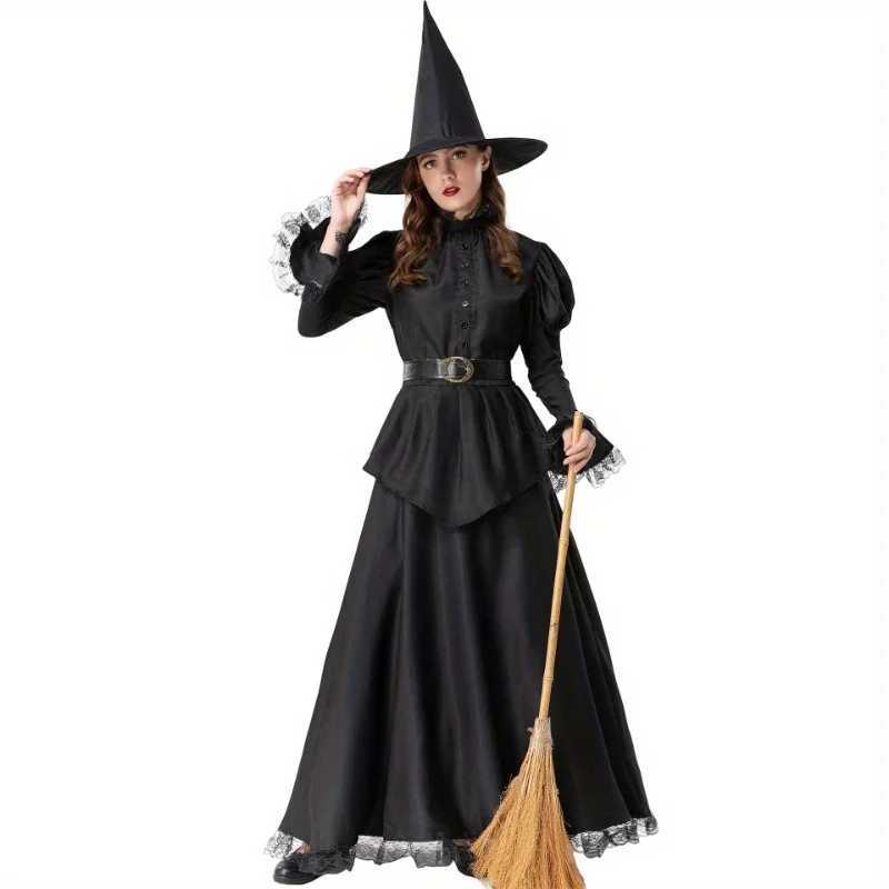 Halloween Costume Witch Outfit Cosplay Sorceress Costume Dress Costumes Accessories L250918