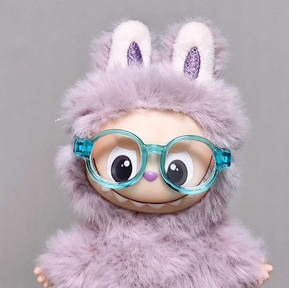 Doll Clothes Accessories Labubu Glasses Plastic Sunglasses For 10cm Labubu V4 The Monsters Pin for Love Series Ropa Labubu C250919