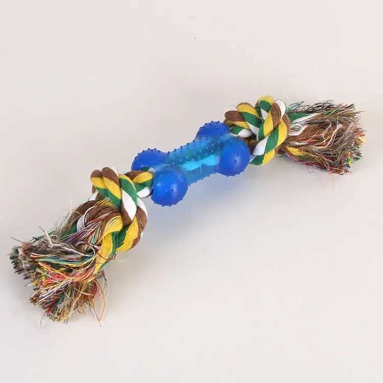 pet cotton rope toy set handwoven wearresistant and biteresistant rope knot toy dog training toy X250918