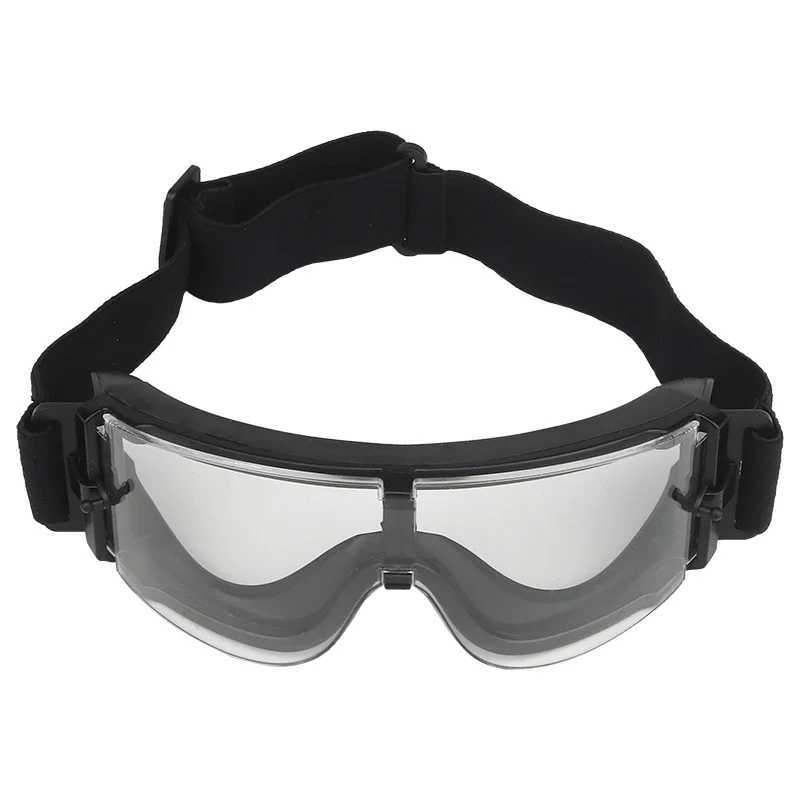 Tactical Goggles Shooting Sunglasses Paintball Windproof Wargame Mountaineering Glasses Fits Tactical Helmet J250919