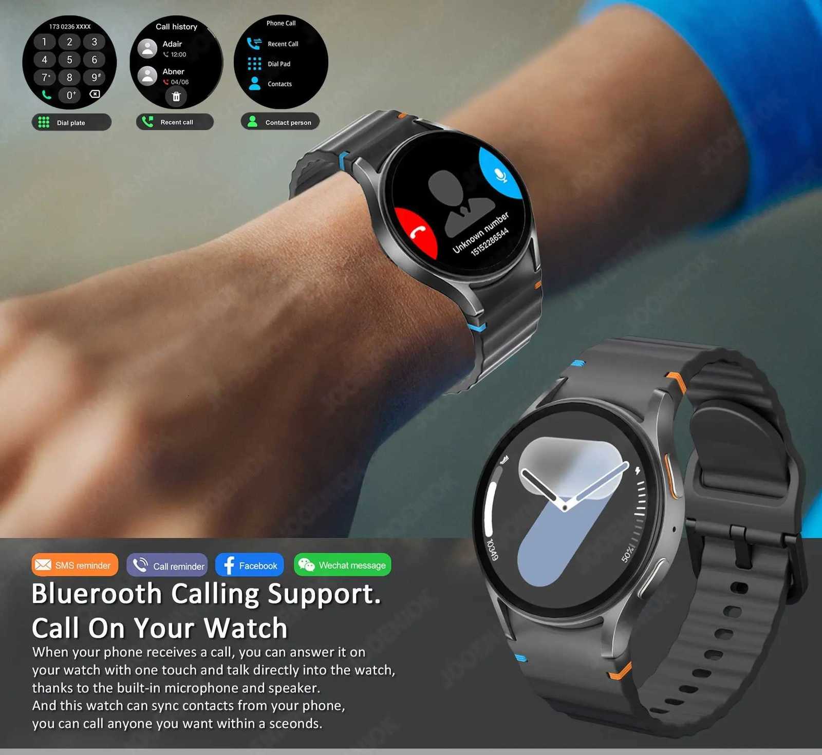 Watch 7 Classic GPS Smart Watch Wen AMOLED HD Sn Cpass Rate Fitness Sport Call Waterproof Smartwatch Men Y250919
