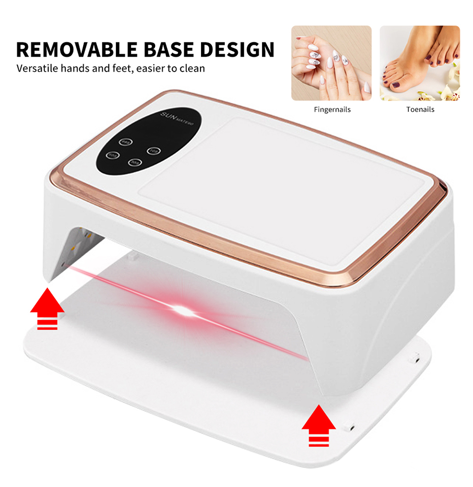 Dual-Hand Large-Space Nail Bedding Machine by ANRLO: Powerful & Efficient UVA/LED Beauty Device