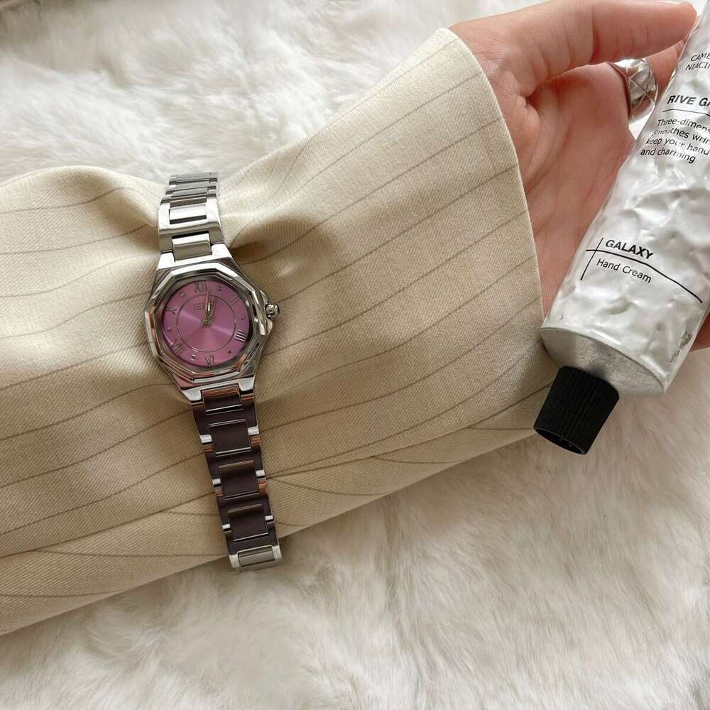 Summer Fresh Style Women's Colorful Small Dial Simple Fashion Light Luxury High-end Feel Steel Band Designer Quartz Watch